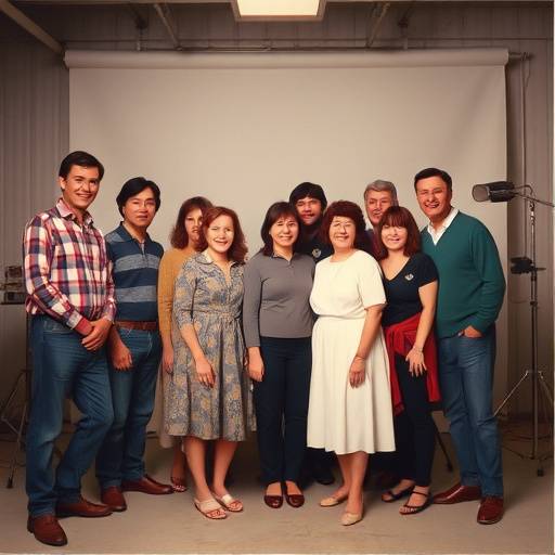 Fotografía antigua del equipo fundador de Estudio Lumina en 1995
